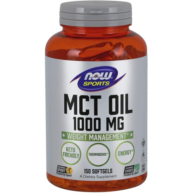 인지도 있는 NOW Foods 나우 푸드 체중조절 mct오일 캡슐 1000mg 150정 Now Sports Nutrition MCT, 1개, 0ml 추천해요