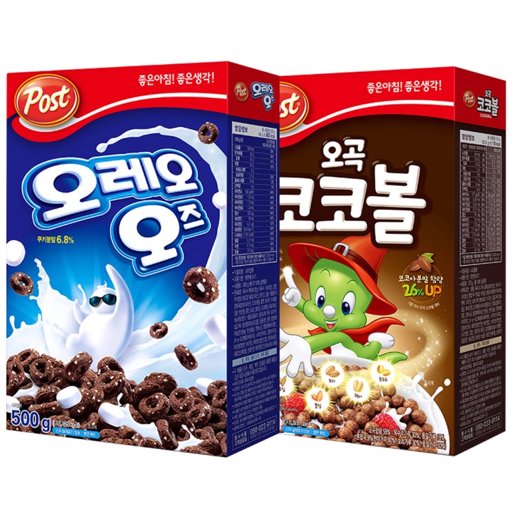 가성비 좋은 포스트 시리얼 오레오 오즈 500g + 오곡 코코볼 570g, 1세트 추천합니다 가성비 좋은 포스트 시리얼 오레오 오즈 500g + 오곡 코코볼 570g, 1세트 추천합니다