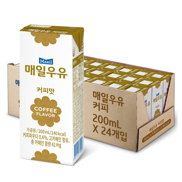 가성비 좋은 매일우유 커피맛, 200ml, 24개 추천해요 가성비 좋은 매일우유 커피맛, 200ml, 24개 추천해요
