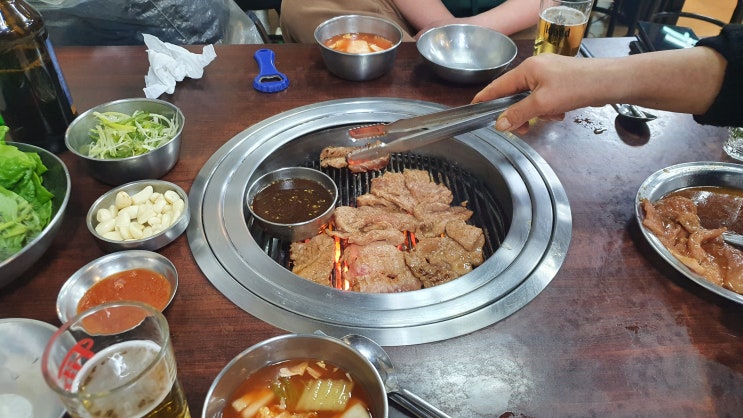  [청기와 숯불갈비] 망원동 양념 돼지갈비 맛집
