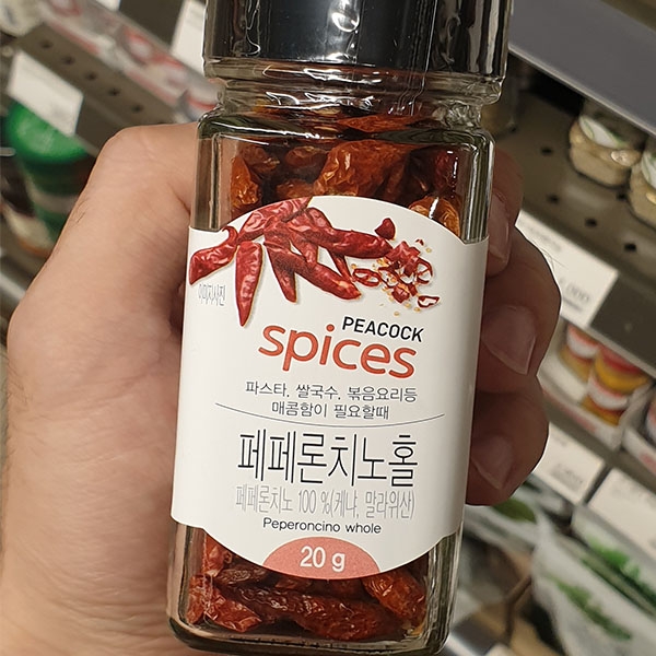 가성비 좋은 피코크 페퍼론치노홀 20g, Peperoncino 추천합니다