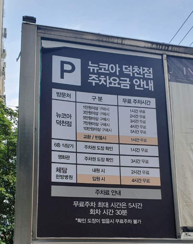  덕천 뉴코아아울렛 쇼핑전에 제대로 알고 가자(주차장 + 브랜드)