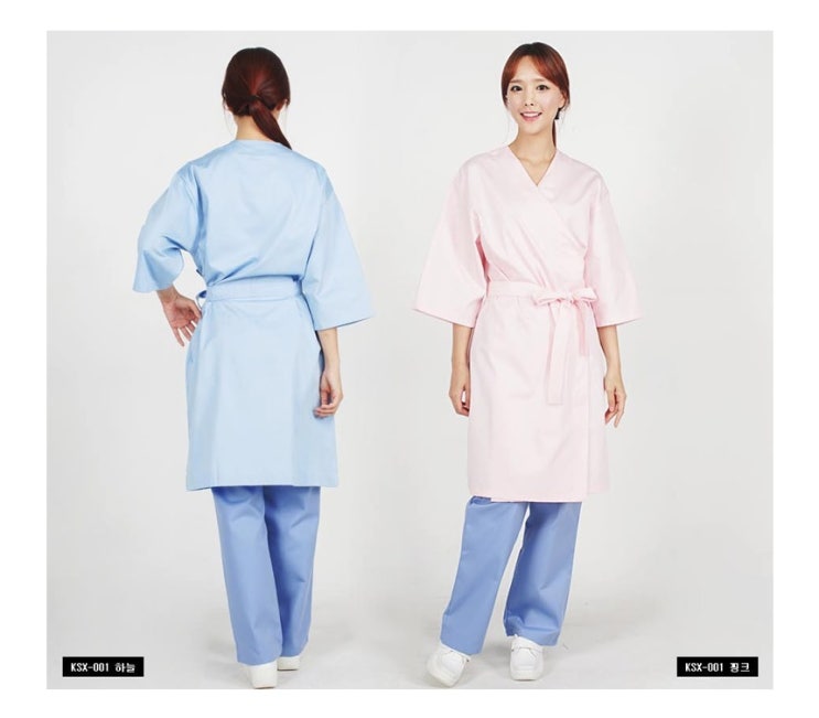  병원용 환자용 건강진단 검사 엑스레이 까운 검진복 진료복