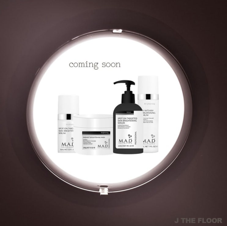  매드스킨 브라이트닝 coming soon/수분감있는 미백관리는 제플에서 하세요 