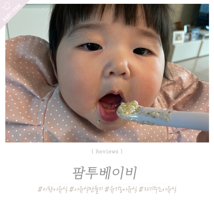 유기농 이유식, 6개월 아기 시판이유식 추천 ! 팜투베이비