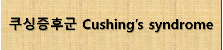 [내분비질환] 부신피질기능항진증 Cushing's syndrome은 어떤 질병인가?