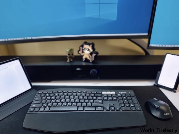  멀티 디바이스 페어링 무선 키보드 마우스 세트 로지텍 MK850