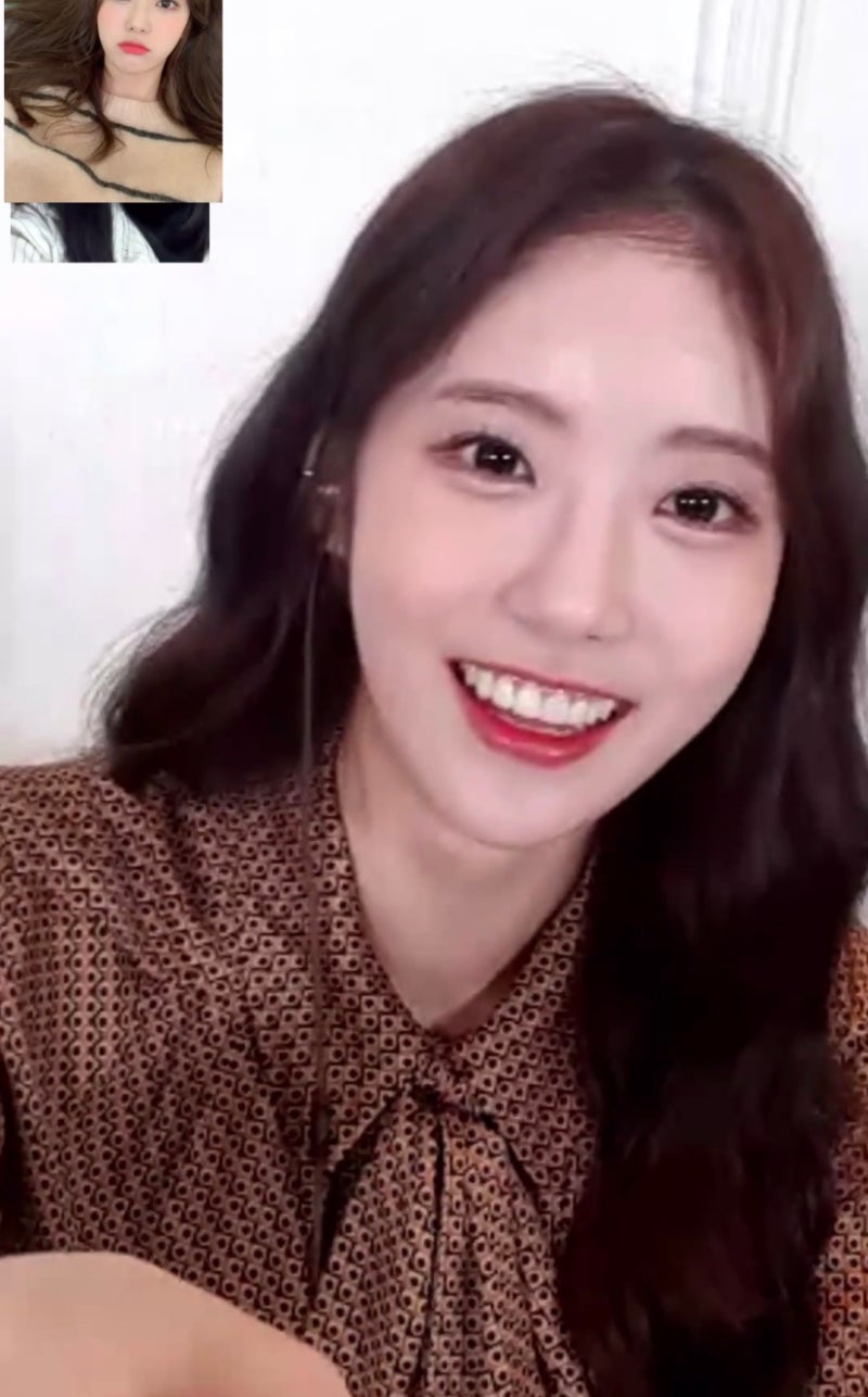 211122 우주소녀 쪼꼬미 영상통화 후기
