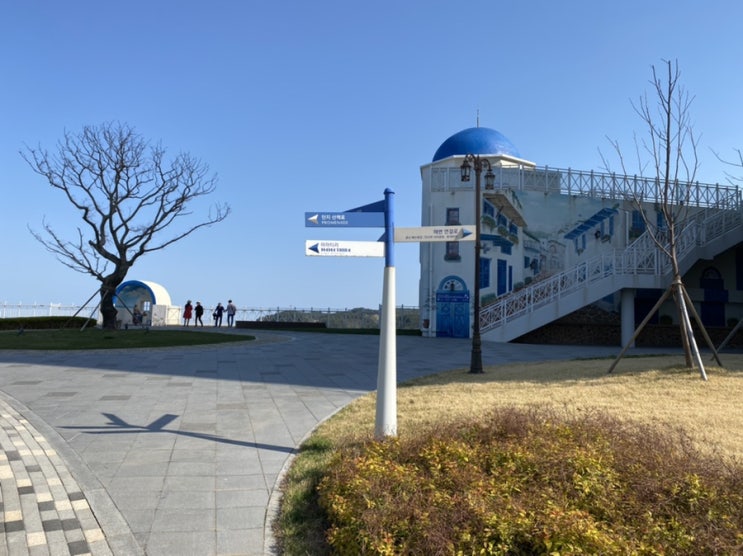  삼척 쏠비치 사진 찍기 좋은 곳, 산책길, 산토리니 광장