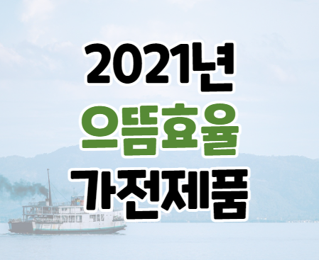 2021년 으뜸효율 가전제품 환급 지원 대상 사업 신청