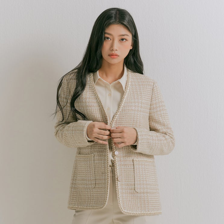 가성비갑 미쏘 여성용 트위드 브이넥 자켓 좋아요 가성비갑 미쏘 여성용 트위드 브이넥 자켓 좋아요