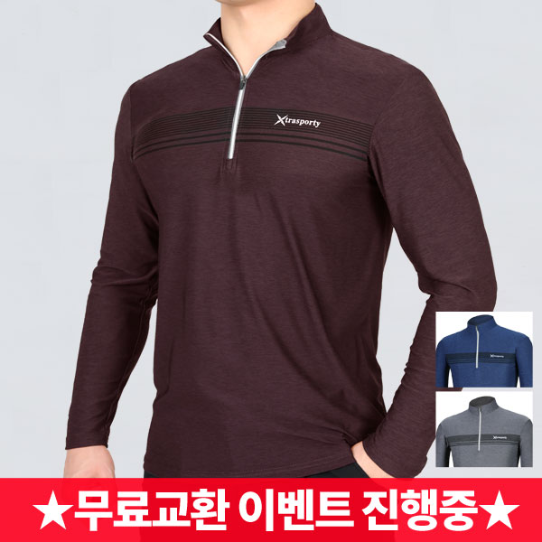 인기있는 엑스트라스포티 젠틀리 남성 멜란지 긴팔 집업 티셔츠(AY12LT001M) 추천해요 인기있는 엑스트라스포티 젠틀리 남성 멜란지 긴팔 집업 티셔츠(AY12LT001M) 추천해요