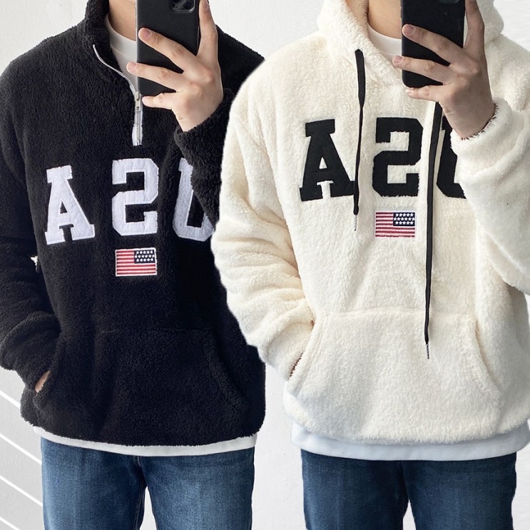 잘나가는 데일트 USA 남자 오버핏 양털 아노락 반집업 후드티 추천해요 잘나가는 데일트 USA 남자 오버핏 양털 아노락 반집업 후드티 추천해요
