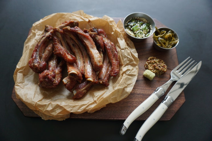 마더푸드 쪽갈비 내돈내산으로 우리집도 등갈비 맛집