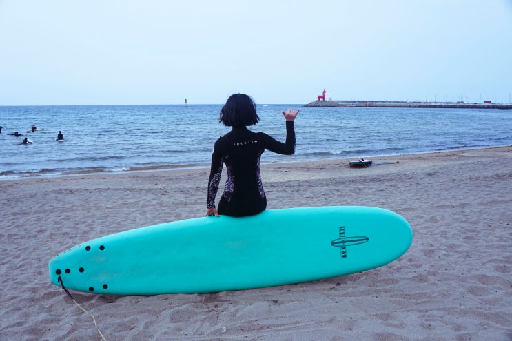 제주도 이호테우해변 이호서프에서 초보 서핑강습