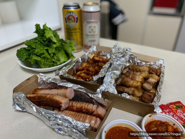  [건대삼겹살맛집/건대배달삼겹살] 포장삼겹살로 자취방에서 냄새없이 편하게 즐겨요 -‘따띠삼겹 건대점’