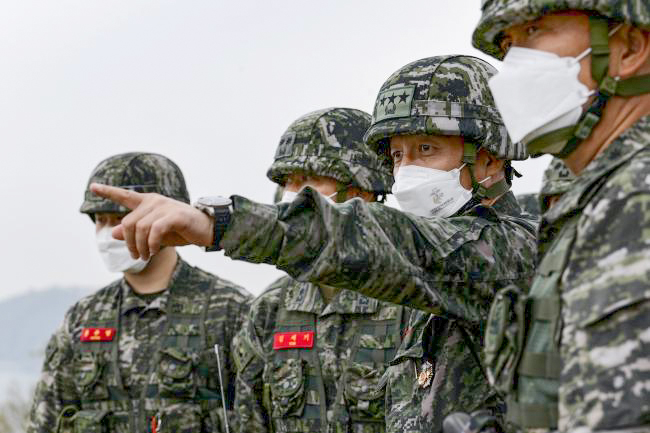 김태성  <b>해병대사령관</b> 연평도와 <b>우도</b> 경계 및 대비태세 점검