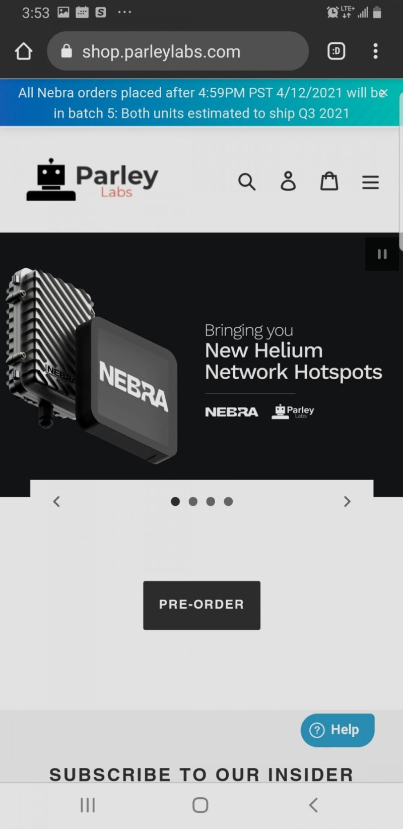 HNT 코인 채굴 프로젝트 진행상황 소개] Nebra걸로 3개 주문했습니다. : 네이버 블로그