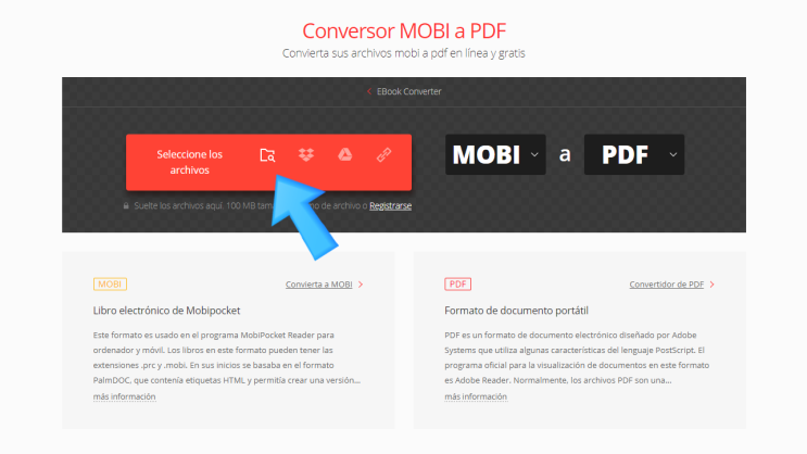  MOBI파일을 PDF파일로 변환하기(ft.컨버터 사이트)