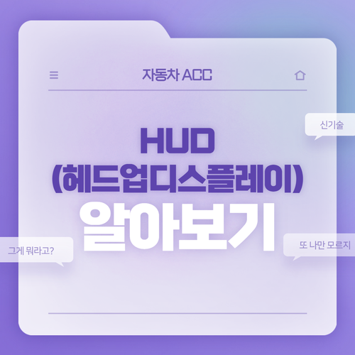  헤드업디스플레이(HUD)