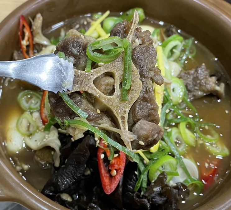  탄방동 냉면 맛집 귀성본가에서꼬리찜과 비빔냉면의 환상의 조화를 즐겼어요