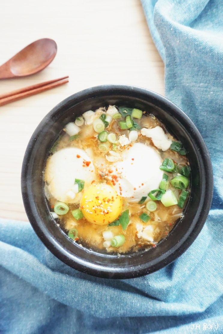  순두부 끓이는법 간단해요~ 고기 없이 끓이는 순두부찌개 :)