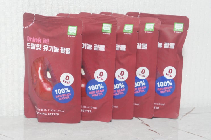  올리브영 추천템, 야식후필수템 팥물, 낫띵베럴 '드링킷유기농팥물'