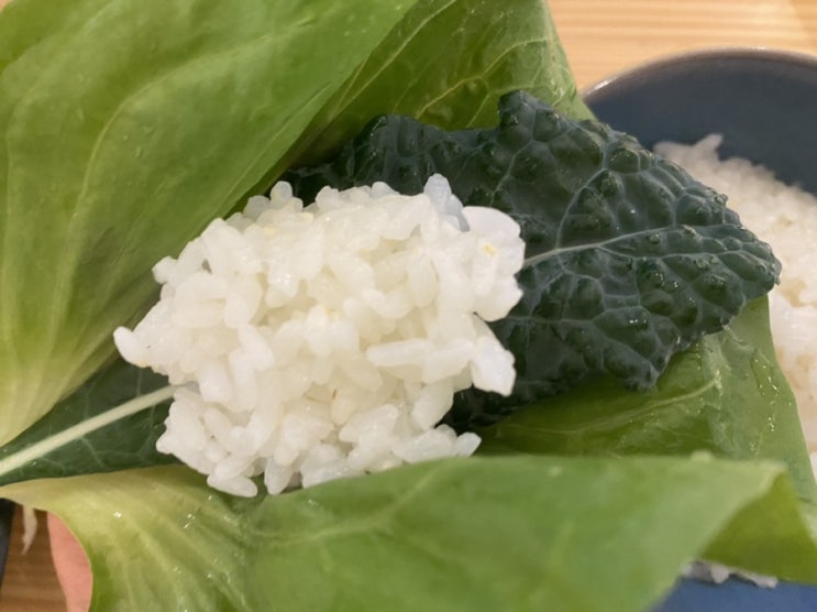 가끔 먹는 흰쌀밥은 진짜별미 ft. 충실농장 쌈채소
