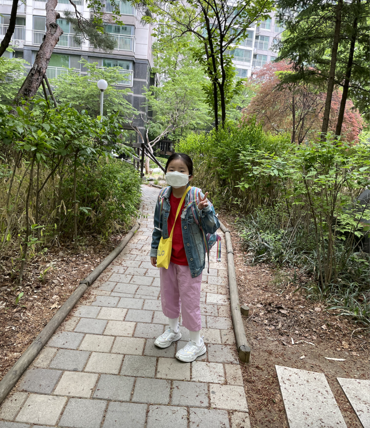  재택근무 아침 리센츠 산책 일지 Apr. 23.