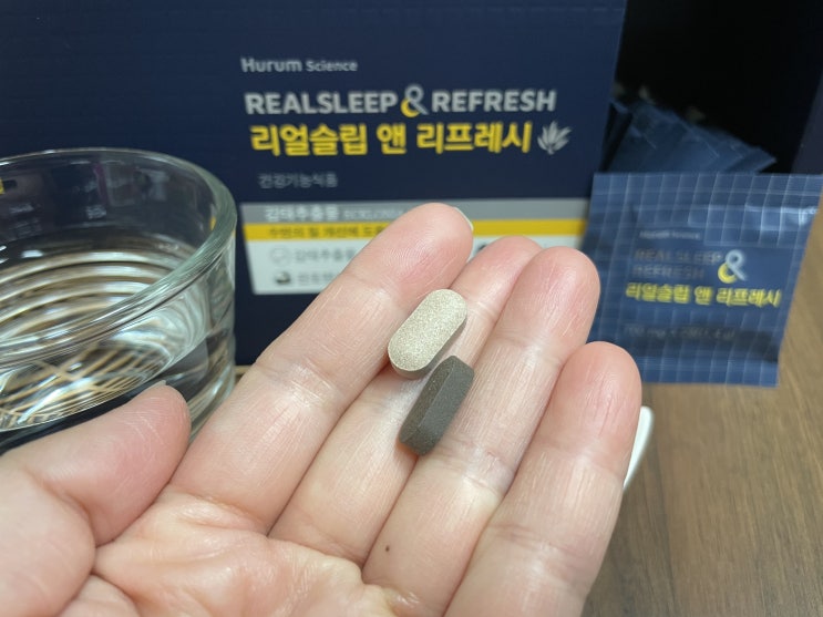  수면도움 건강기능식품 리얼슬립앤리프레시 부모님선물