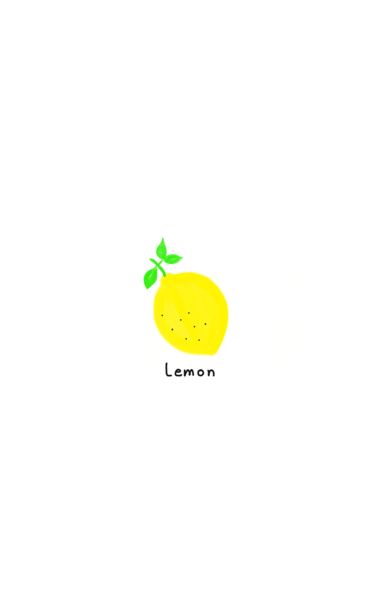 [배경화면] 과일, 레몬, 수박, 포도/귀여운 그림/아이패드 드로잉/취미