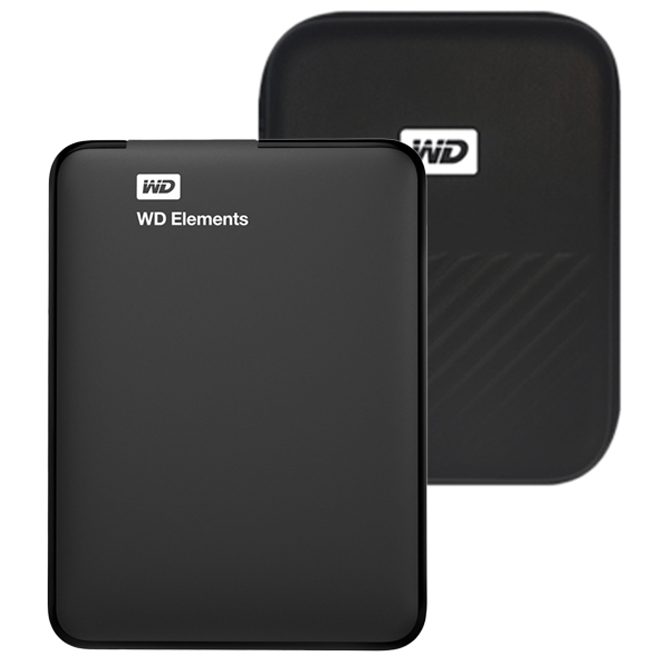 선택고민 해결 WD Elements Portable 휴대용 외장하드 + 파우치, 1TB, 블랙 ···