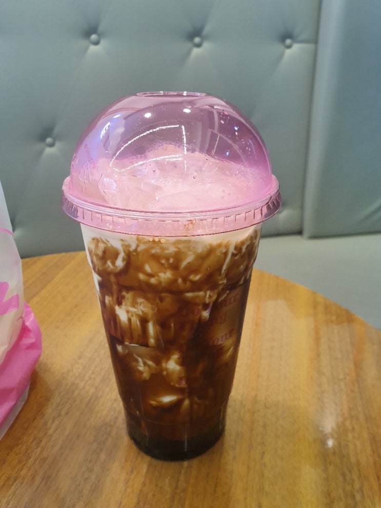  흑당밀크티 바나프레소 오늘의메뉴 먹어봤어요