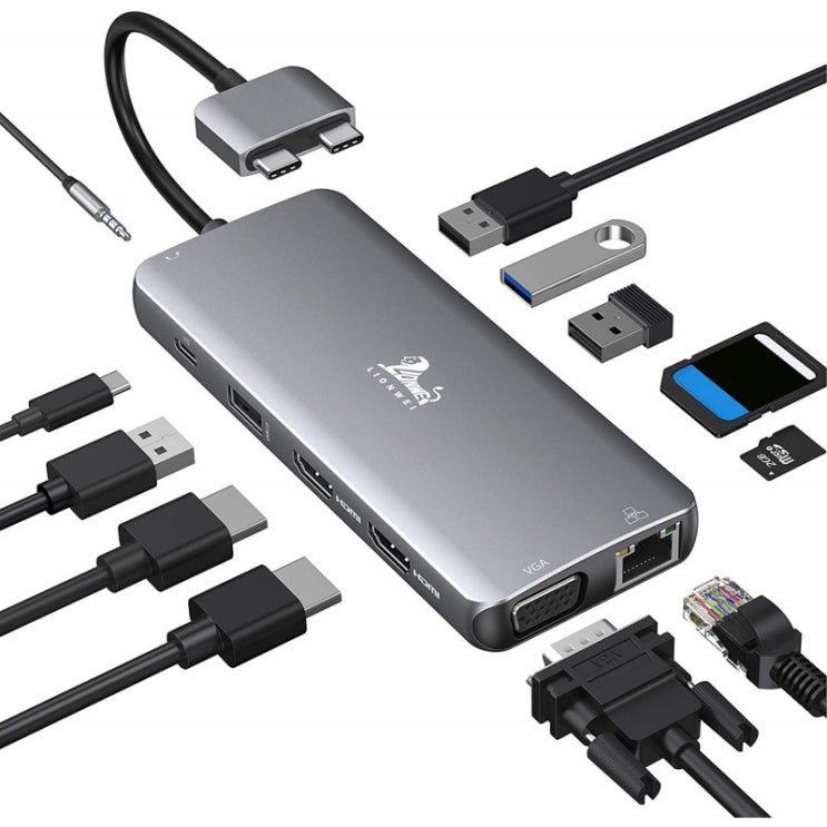 후기가 좋은 Dual Monitor Docking Station for MacBook Pro MacBook Air with Dual HDMI 4K 60HZ Triple Displa 후기가 좋은 Dual Monitor Docking Station for MacBook Pro MacBook Air with Dual HDMI 4K 60HZ Triple Displa