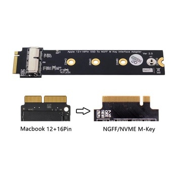 의외로 인기있는 [해외] 12 + 16 핀 SSDNVME M.2 NGFF MKEY 2013 MACBOOK SSD, 상세내용표시, 기타 추천해요