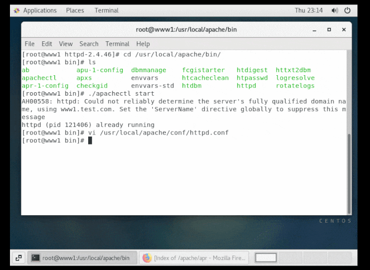  리눅스 CentOS7 아파치 2.4 설치하는 상세방법