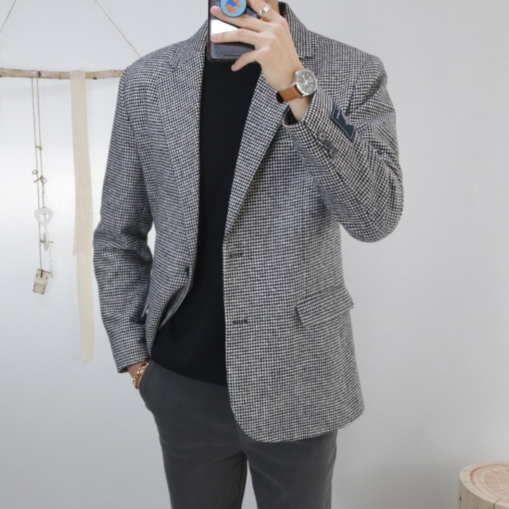가성비갑 로코비전 남자 울 하운드 체크 자켓 싱글 블레이져 스탠다드핏 추천해요 가성비갑 로코비전 남자 울 하운드 체크 자켓 싱글 블레이져 스탠다드핏 추천해요