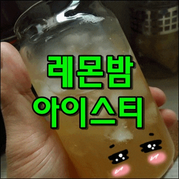 물만 부어주면 만들어지는 레몬밤 아이스티 물만 부어주면 만들어지는 레몬밤 아이스티