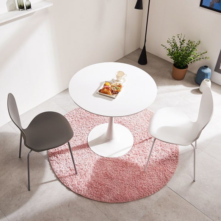 인기있는 서광퍼니처 노아 원형 티테이블 카페의자 2인 세트 hg, 노아2인테이블체어세트_핑크 추천합니다