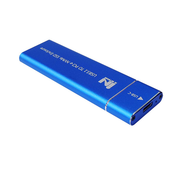인기 많은 인네트워크 SSD 외장하드 케이스 NVMe to USB 3.1, IN-SSDM2A(블루) ···