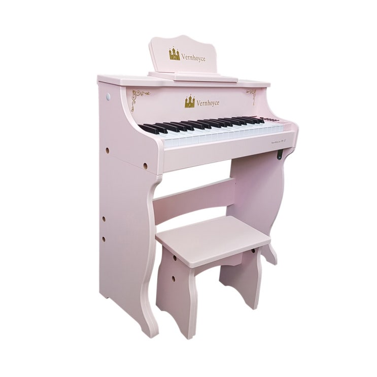  가성비 뛰어난 레노피아 어린이디지털피아노 37건반 파스텔 핑크 Vernhoyce VH-37 Pink 좋아요
