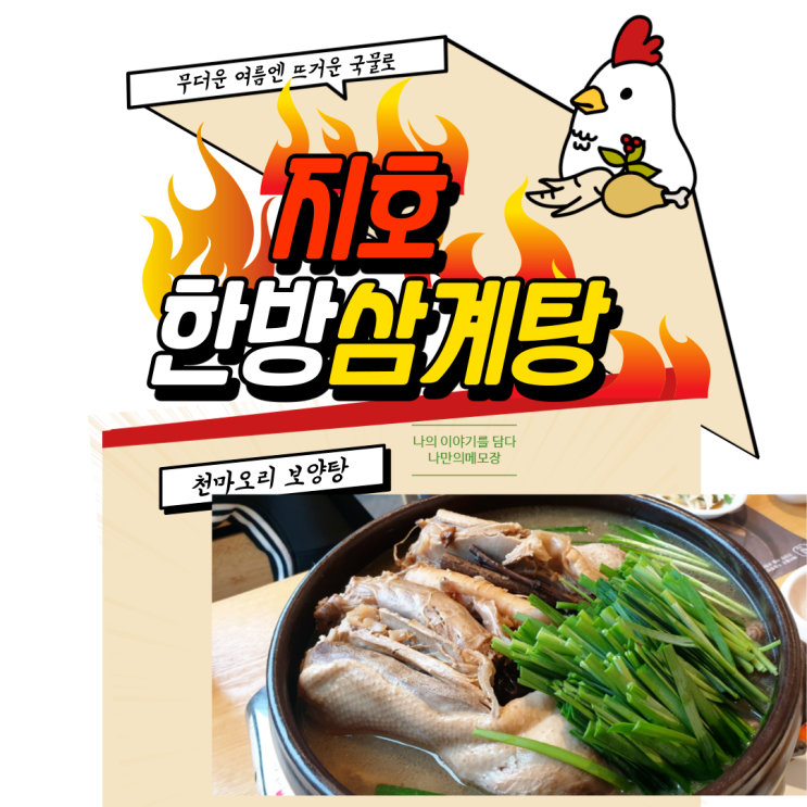  서현 맛집 '지호한방삼계탕' 몸보신 천마오리보양탕 방문 후기