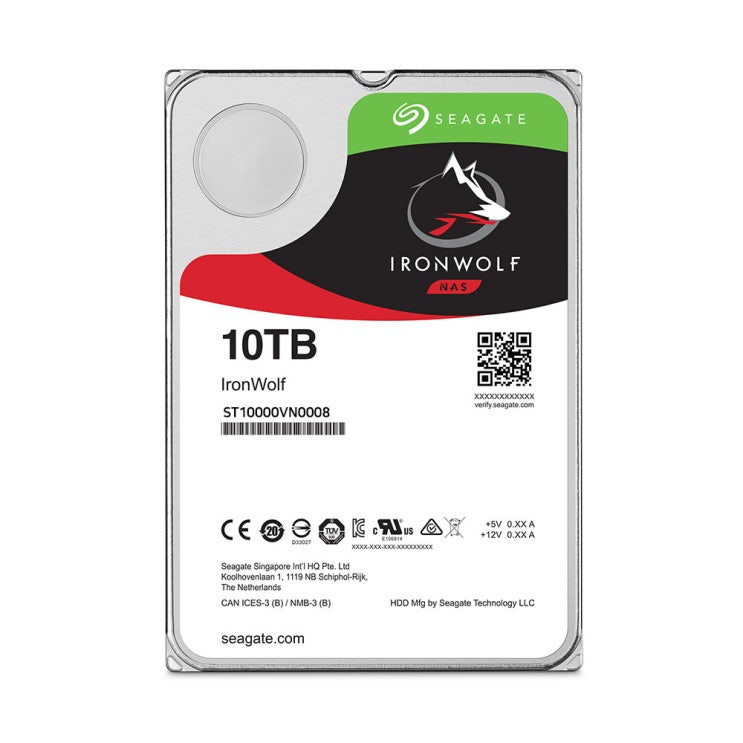 인기있는 씨게이트 서버용 아이언울프 3.5 HDD, ST10000VN0008, 10TB 좋아요