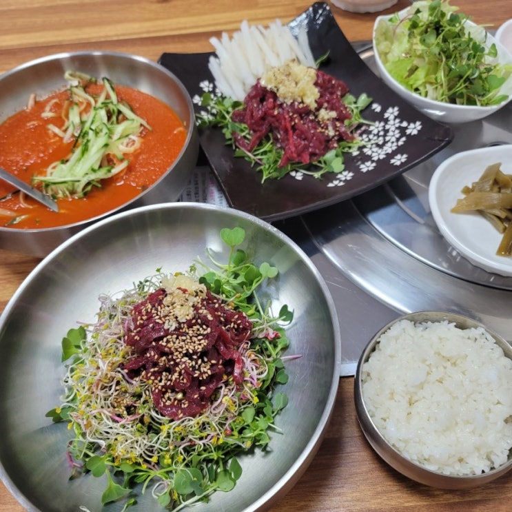  [영통역 맛집] 수원 영통 한우집 '윤가네 진짜 한우' 육회비빔밥 육회 후기