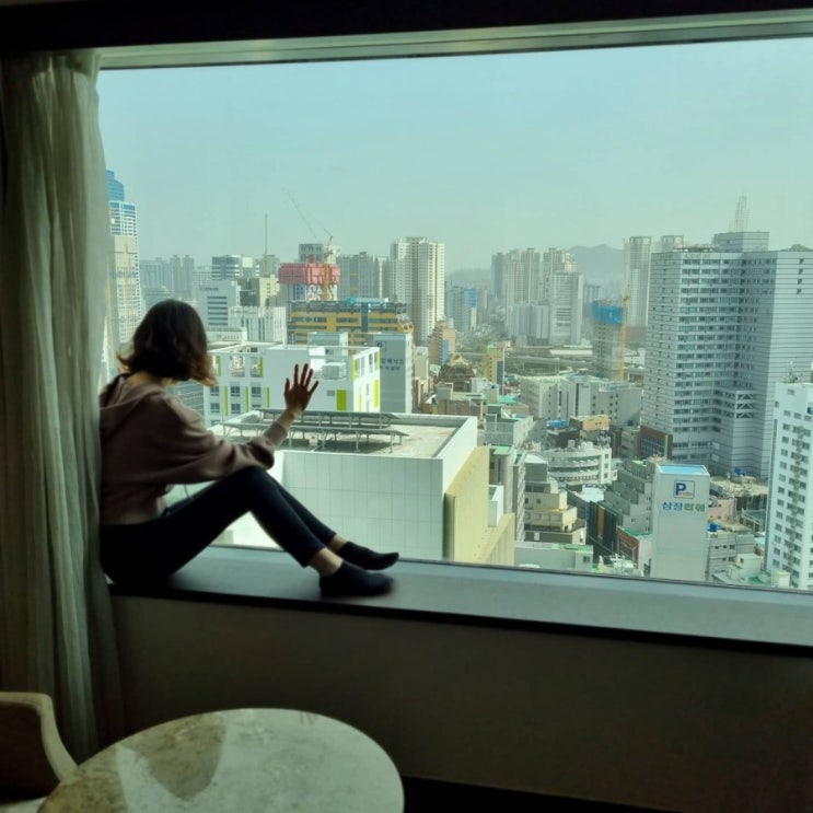  부산 롯데호텔 내돈내산 아이와 호캉스, 패밀리트윈룸/수영장 이용후기