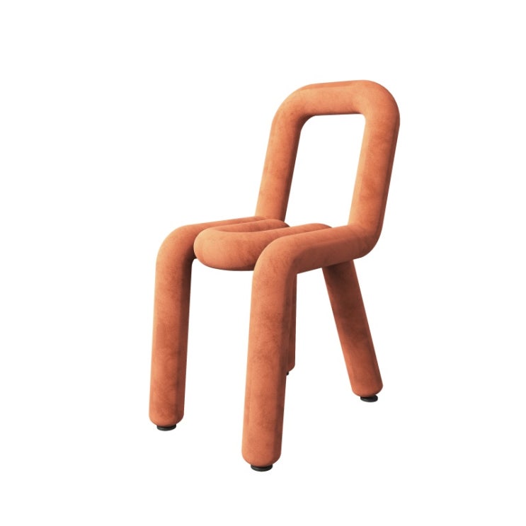 선호도 높은 무스타슈 볼드 디자인 체어 홈 카페 인테리어 의자, 오렌지 좋아요