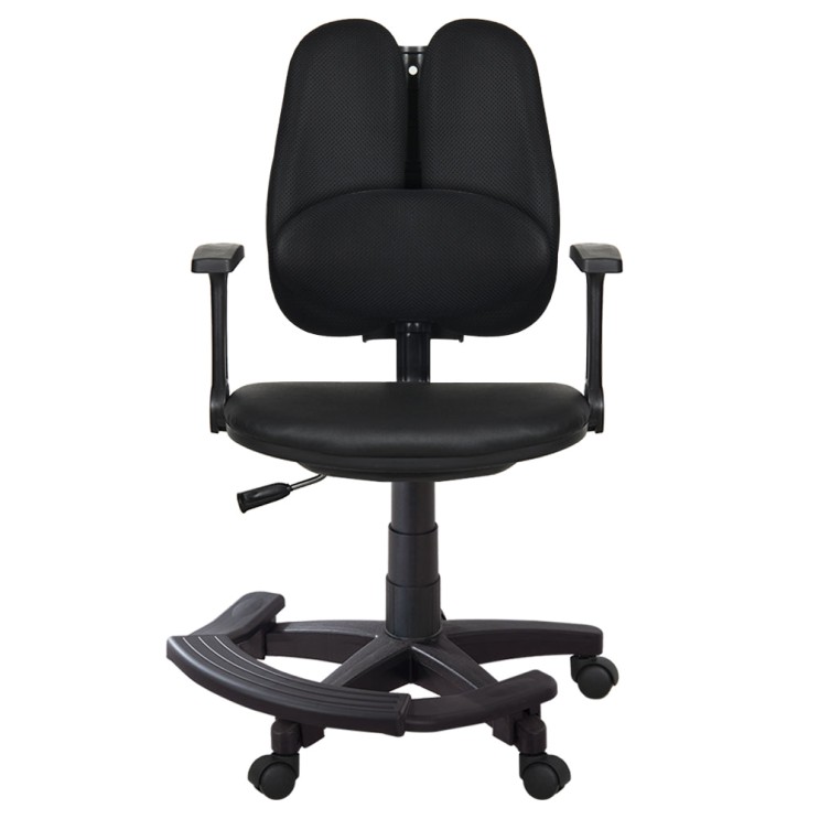 요즘 인기있는 이편한의자 마블 3005 메쉬 의자 + 발 받침대, 블랙 ···