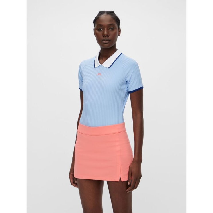 선택고민 해결 [신상] J.LINDEBERG 골프 여성 SEVINA 폴로셔츠 2색 입고 ···