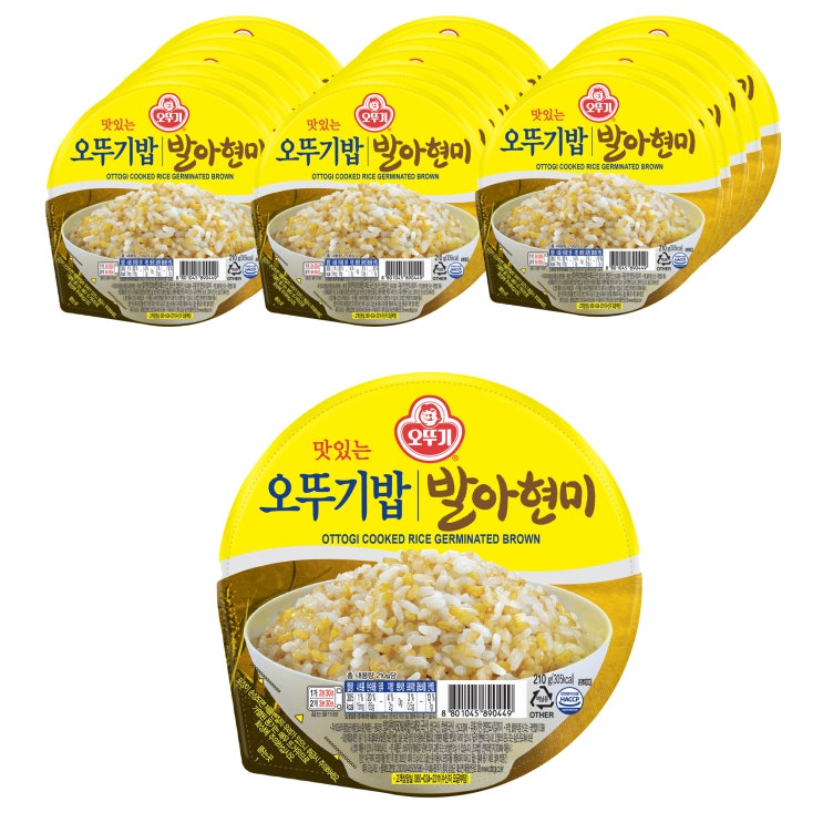 인기 많은 맛있는 오뚜기밥 발아현미, 210g, 18개 좋아요 인기 많은 맛있는 오뚜기밥 발아현미, 210g, 18개 좋아요