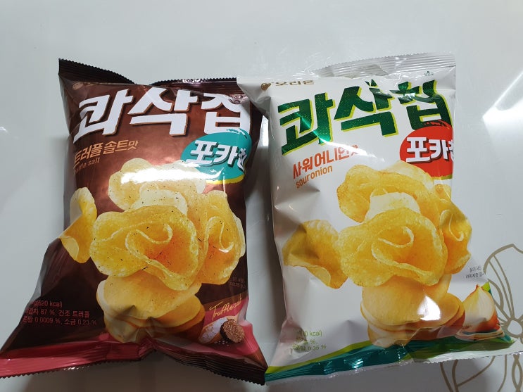  감자칩 악개의 선택 오리온포카칩  콰삭칩